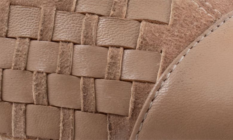 Trotters Dea Woven Slingback Pump In Taupe Suede