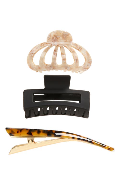 BP. Assorted 3-Pack Hair Clips in Multi at Nordstrom