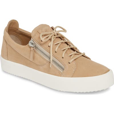 Giuseppe Zanotti Low Top Sneaker, Beige
