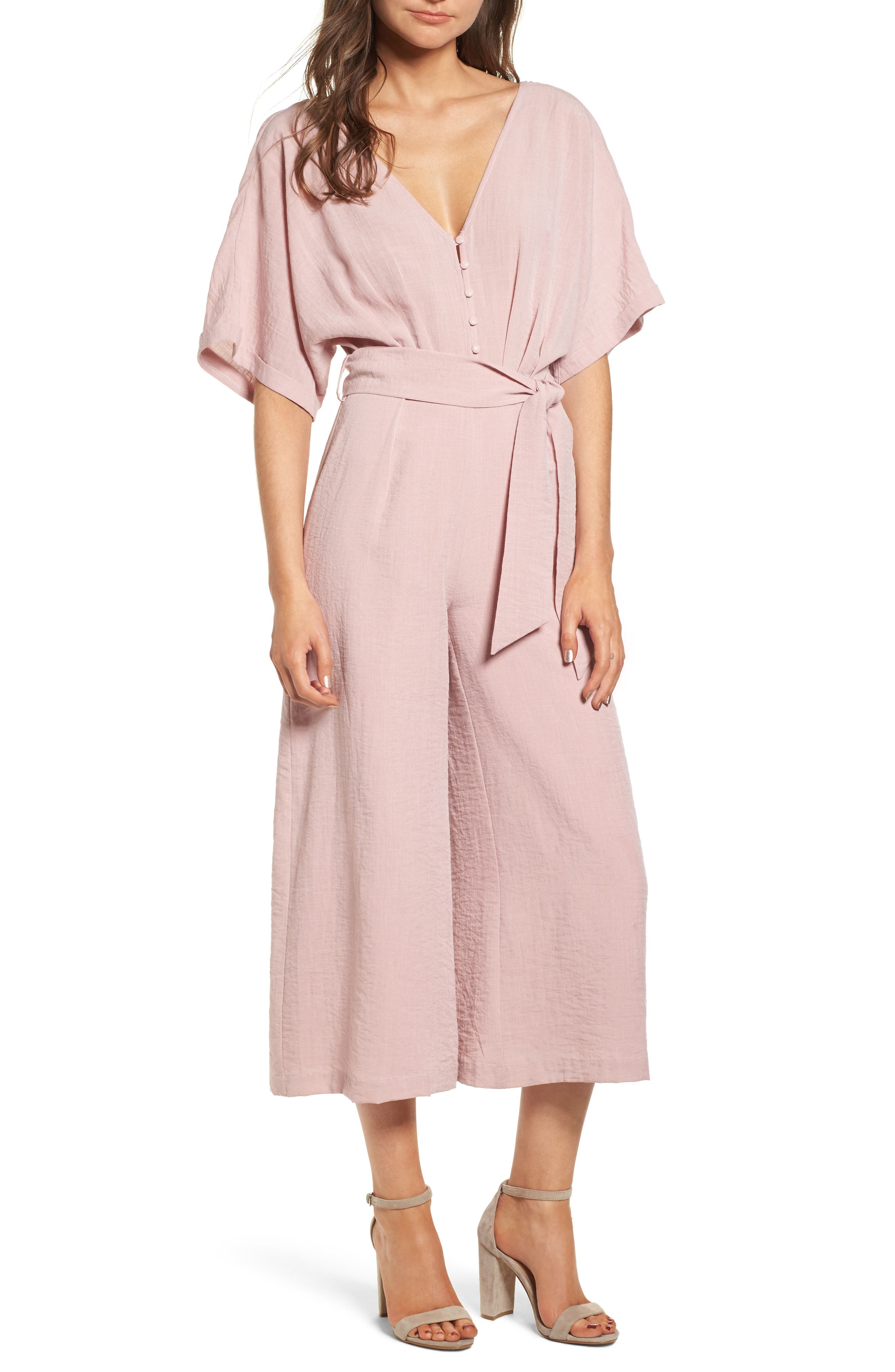 nordstrom pink jumpsuit