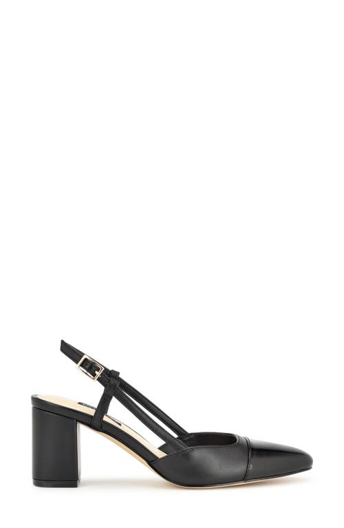 Shop Nine West Unda Slingback Pump In Black