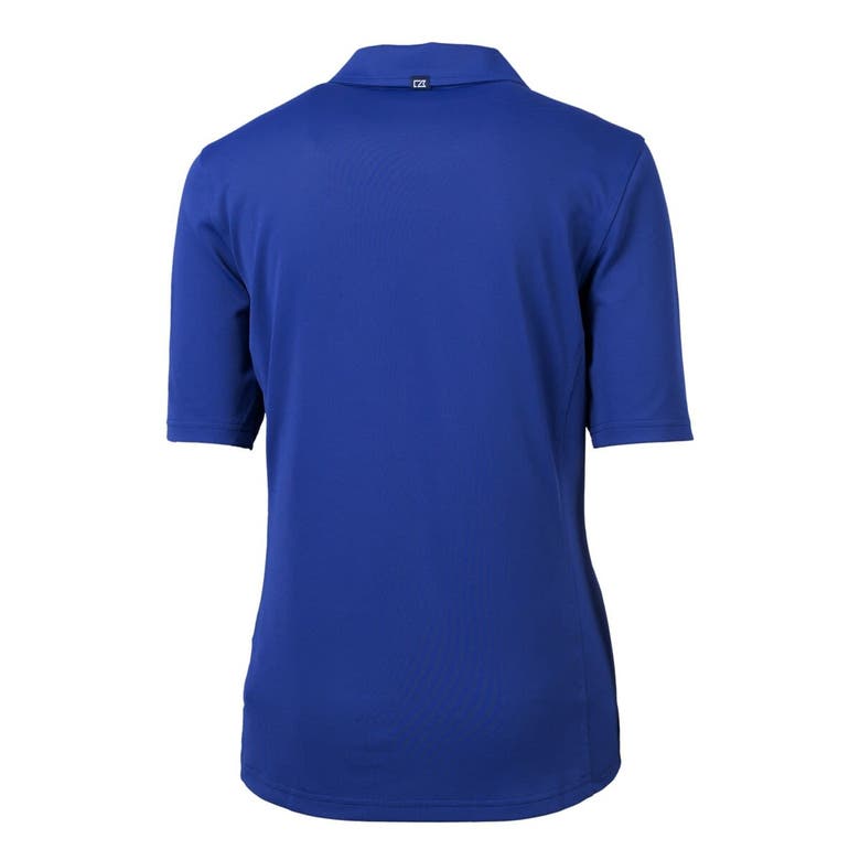 Shop Cutter & Buck Blue Omaha Storm Chasers Virtue Drytec Eco Pique Recycled Polo