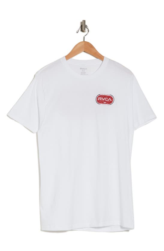 Shop Rvca Niice Graphic T-shirt In White
