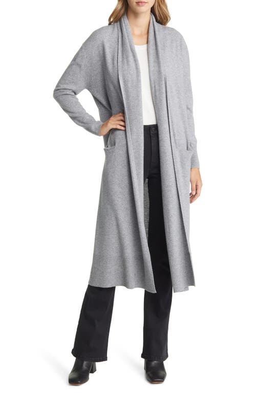 Nordstrom Wool & Cashmere Cardigan in Grey Heather
