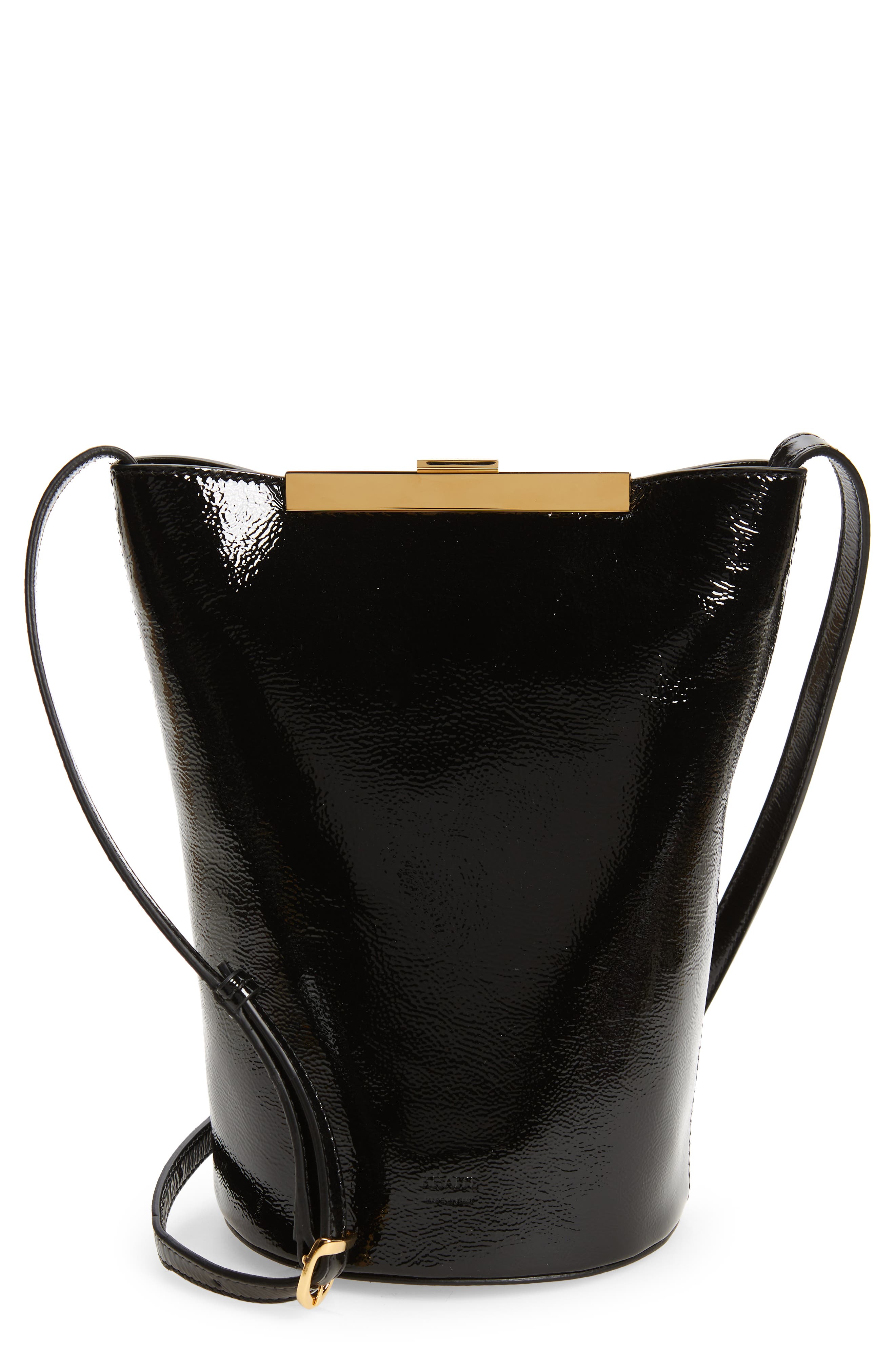 patent leather tote bag