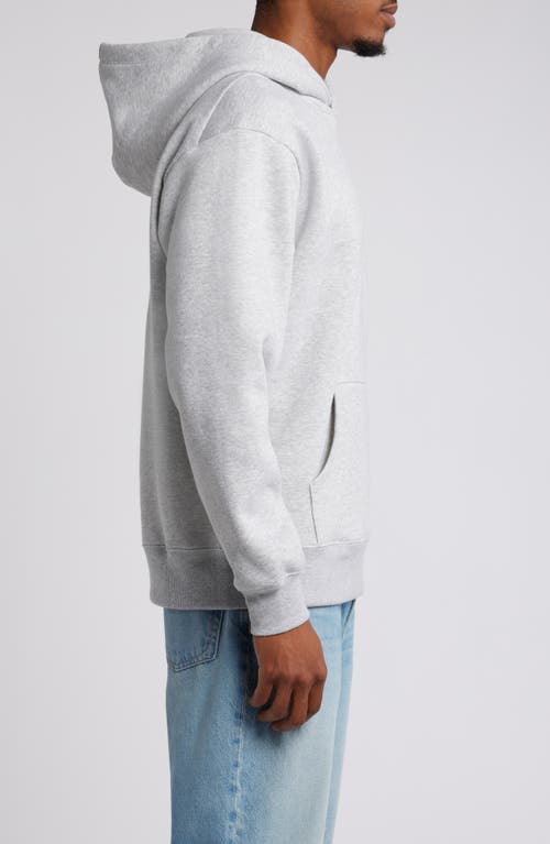 Shop Bp. Fleece Hoodie In Grey Soft Heather