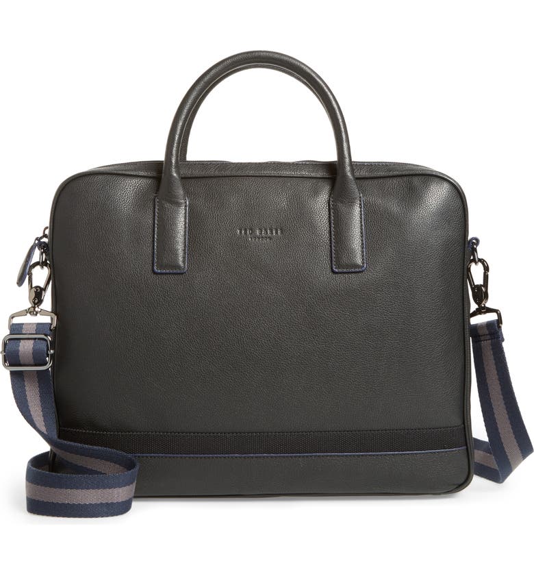 Ted Baker London Lowmee Leather Briefcase | Nordstrom