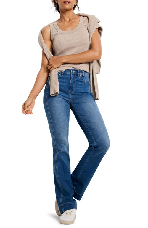 NIC + ZOE NIC+ZOE SIDE PANEL HIGH WAIST BOOTCUT ANKLE JEANS