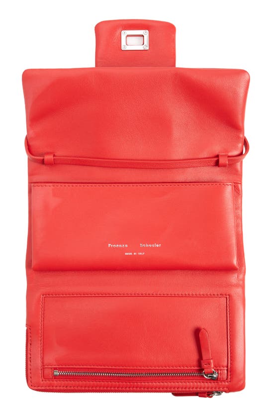 Shop Proenza Schouler Flip Leather Shoulder Bag In Red