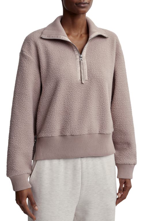 Varley Roselle Recycled Polyester Fleece Half Zip Pullover at Nordstrom,