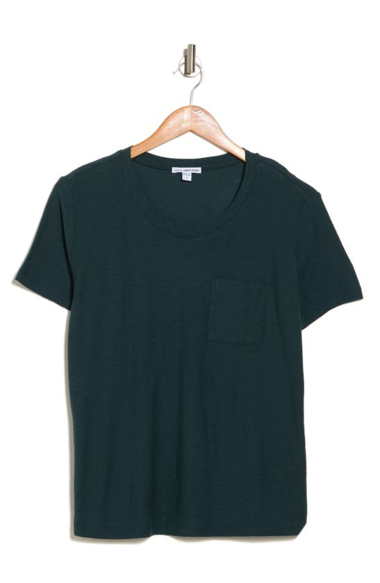 James Perse Crew Neck Pocket T-shirt In Laurel