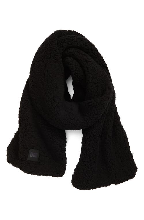UGG(r) Oversize Faux Shearling Scarf in Black