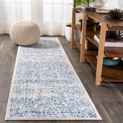 Jonathan Y Ferro Filigree Area Rug In Cream/blue