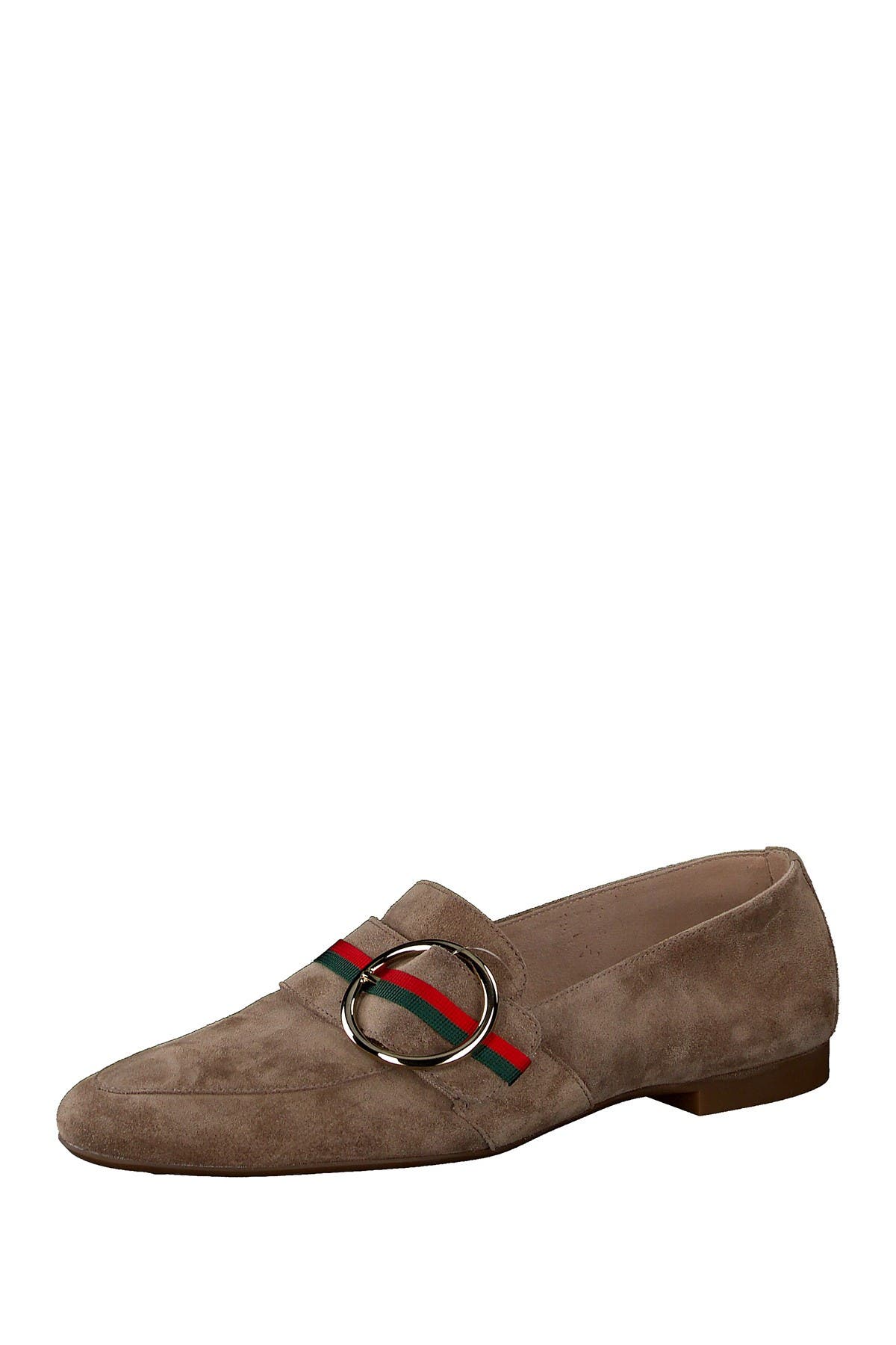 Paul Green | Banner Buckle Suede Loafer 