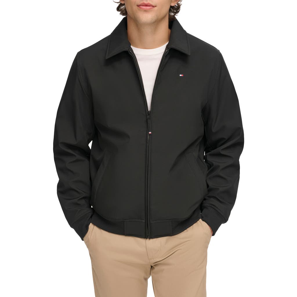 Tommy Hilfiger Black Polyester Men Jacket In Black
