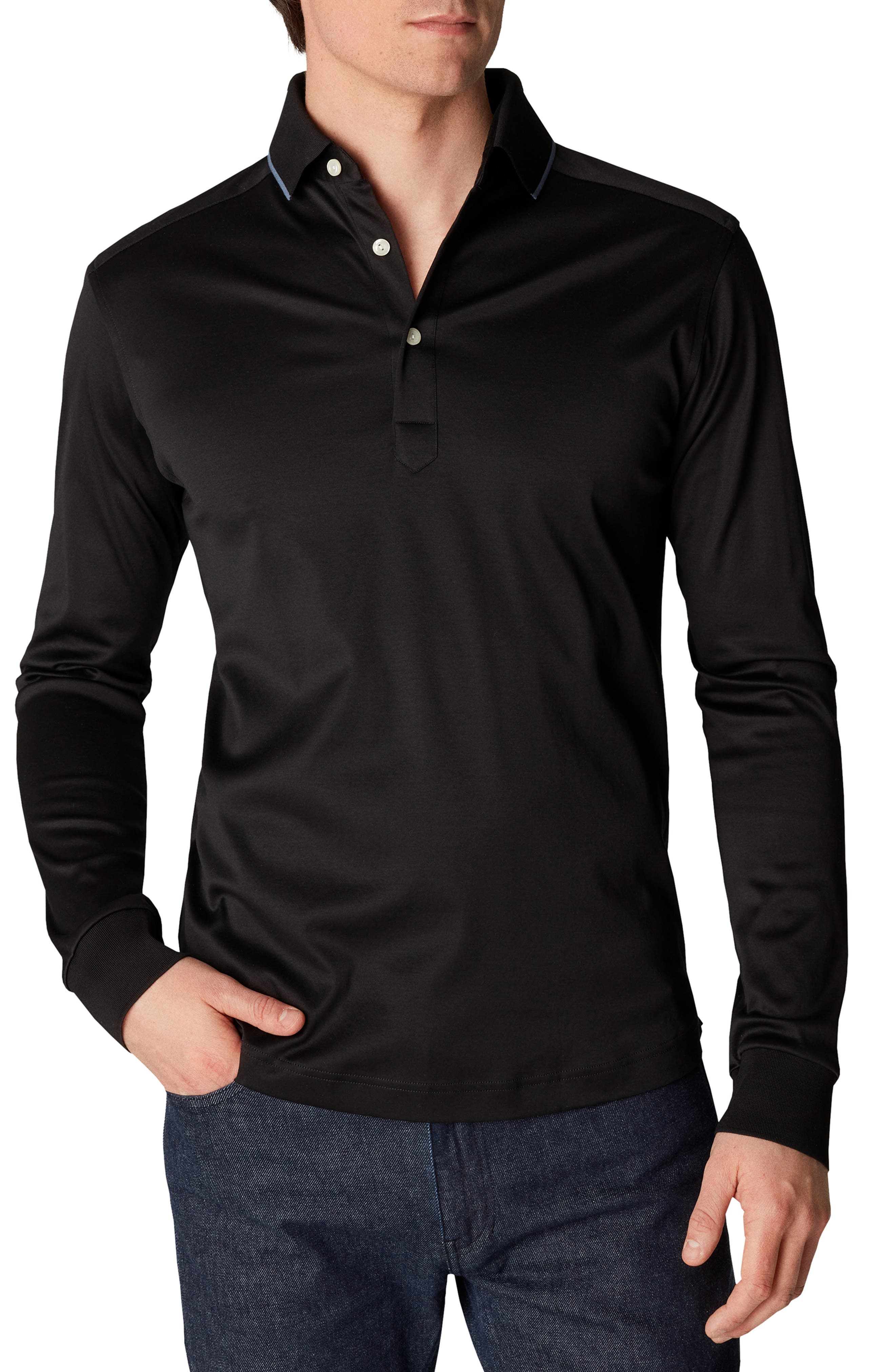 nordstrom mens long sleeve polo