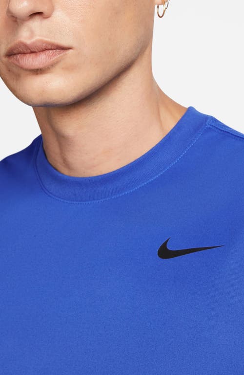 Shop Nike Dri-fit Legend Fitness Muscle T-shirt In Game Royal/black