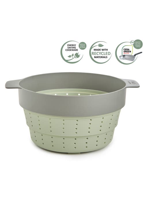 Berghoff Leo Balance Collapsible Steamer In Sage