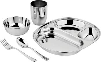 Baby Stainless Steel Thermal Bowl Toddler Tableware Dinnerware