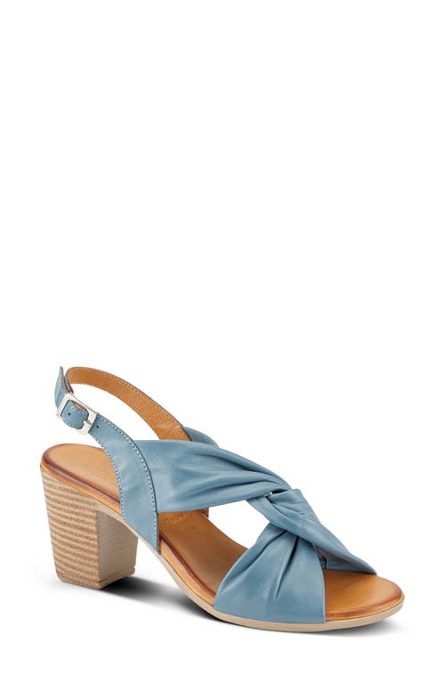 Shop Spring Step Madeleine Slingback Sandal In Blue