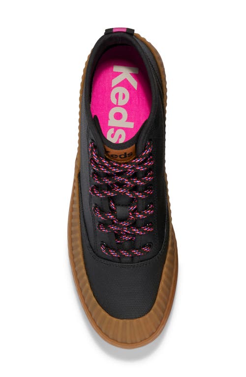 Shop Keds ® The Platform Sneaker Bootie In Black/gum