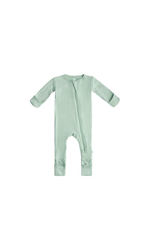 Dreamland Baby Baby Pajamas With Dreamcuffs® In Sage Green