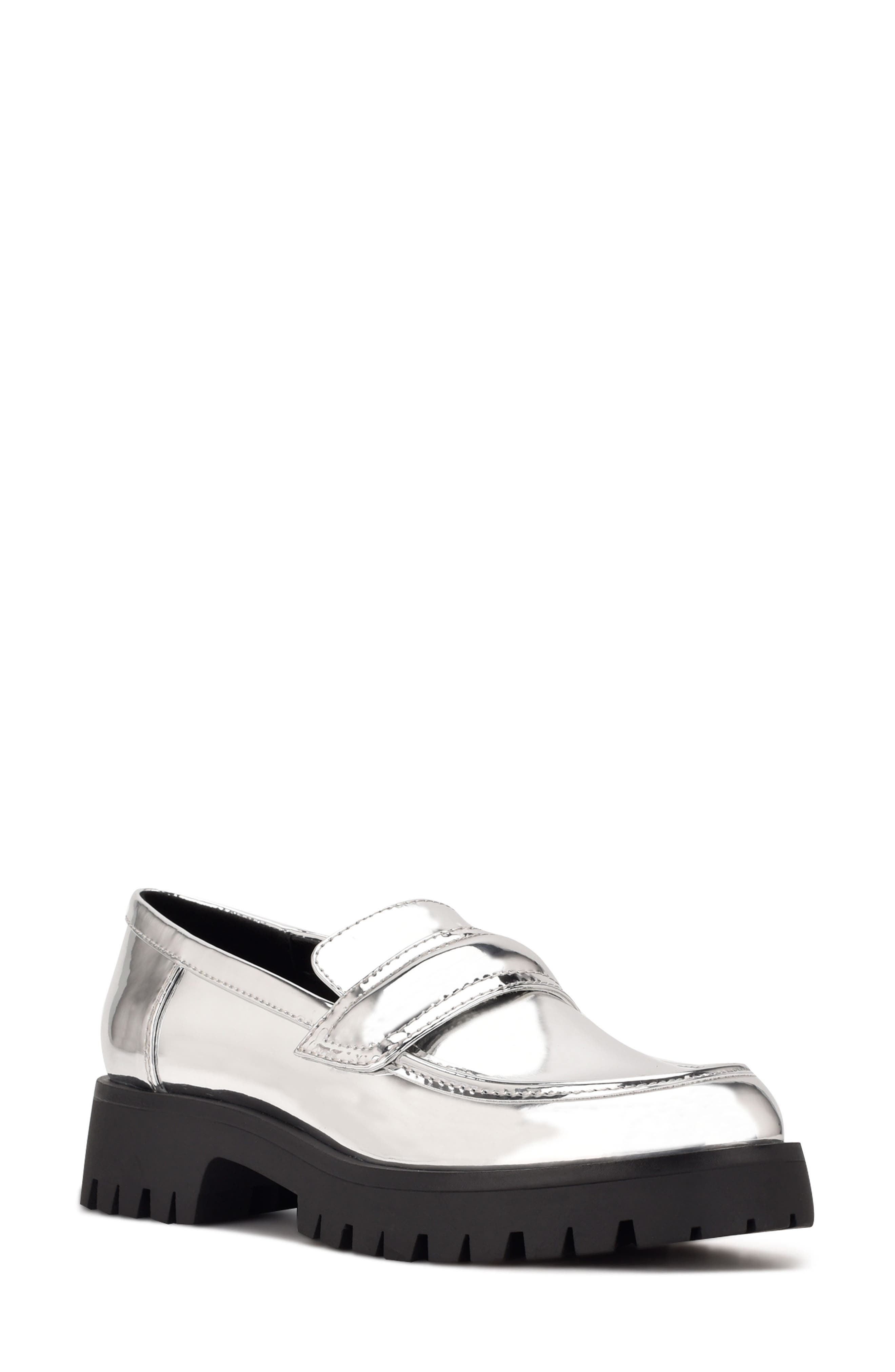 nine west patent leather loafers