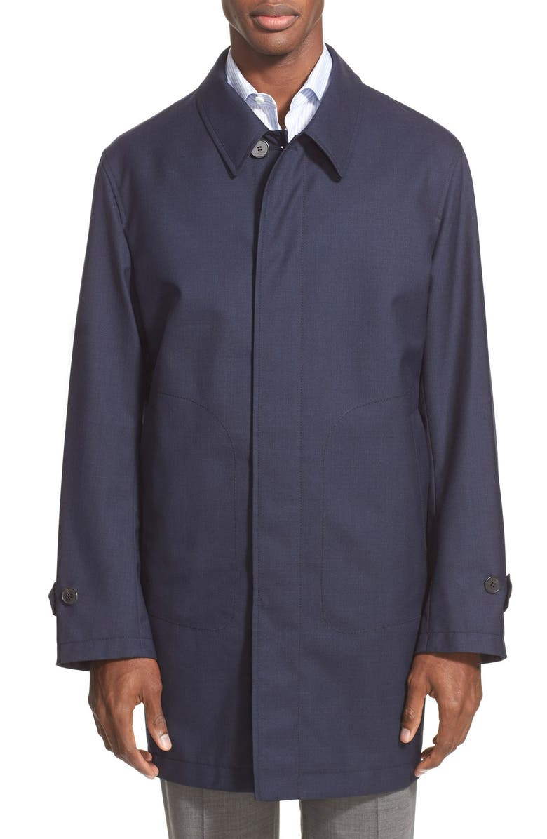 Canali Reversible Waterproof Raincoat | Nordstrom