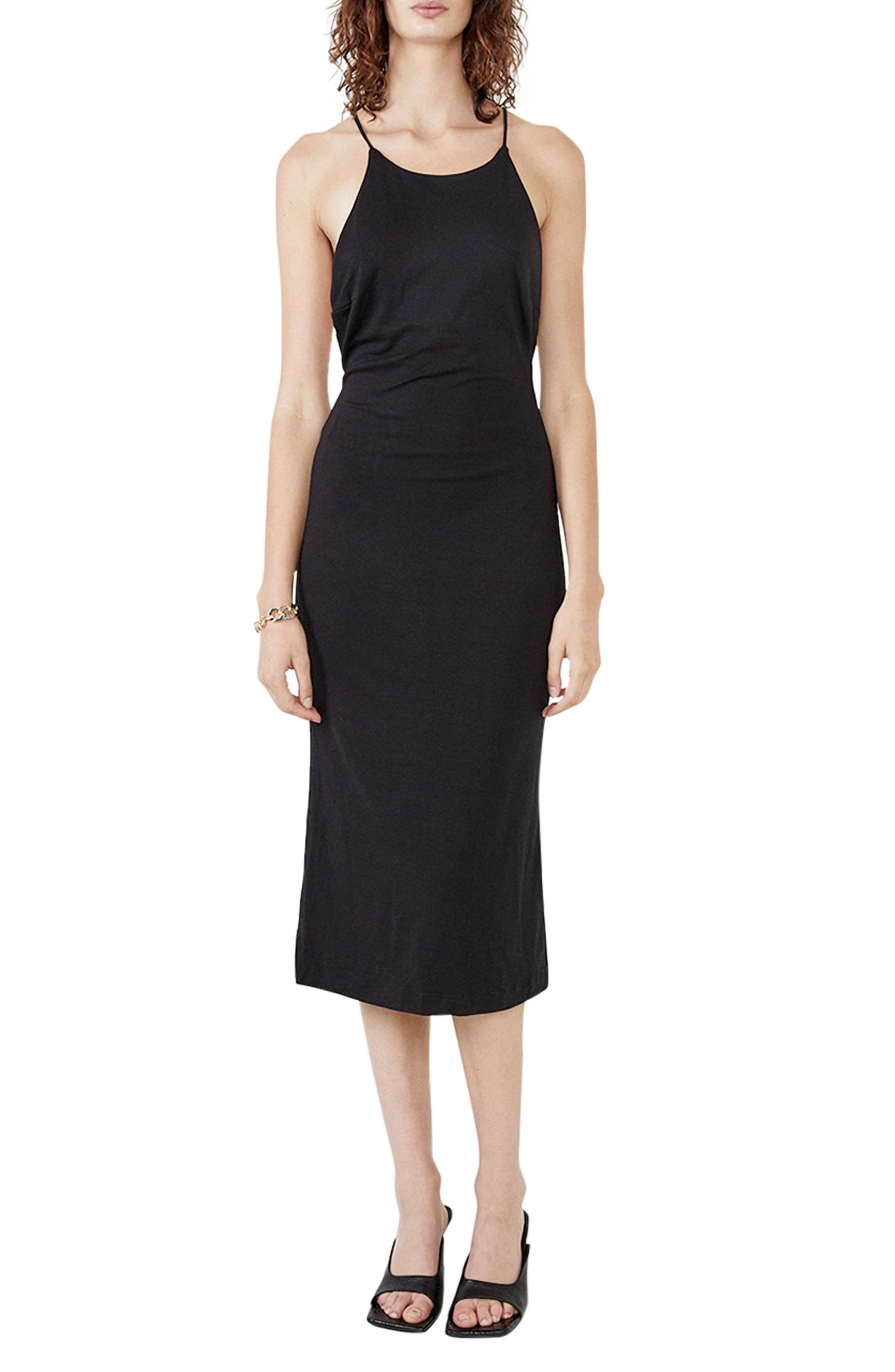 jillian square neck dress bardot