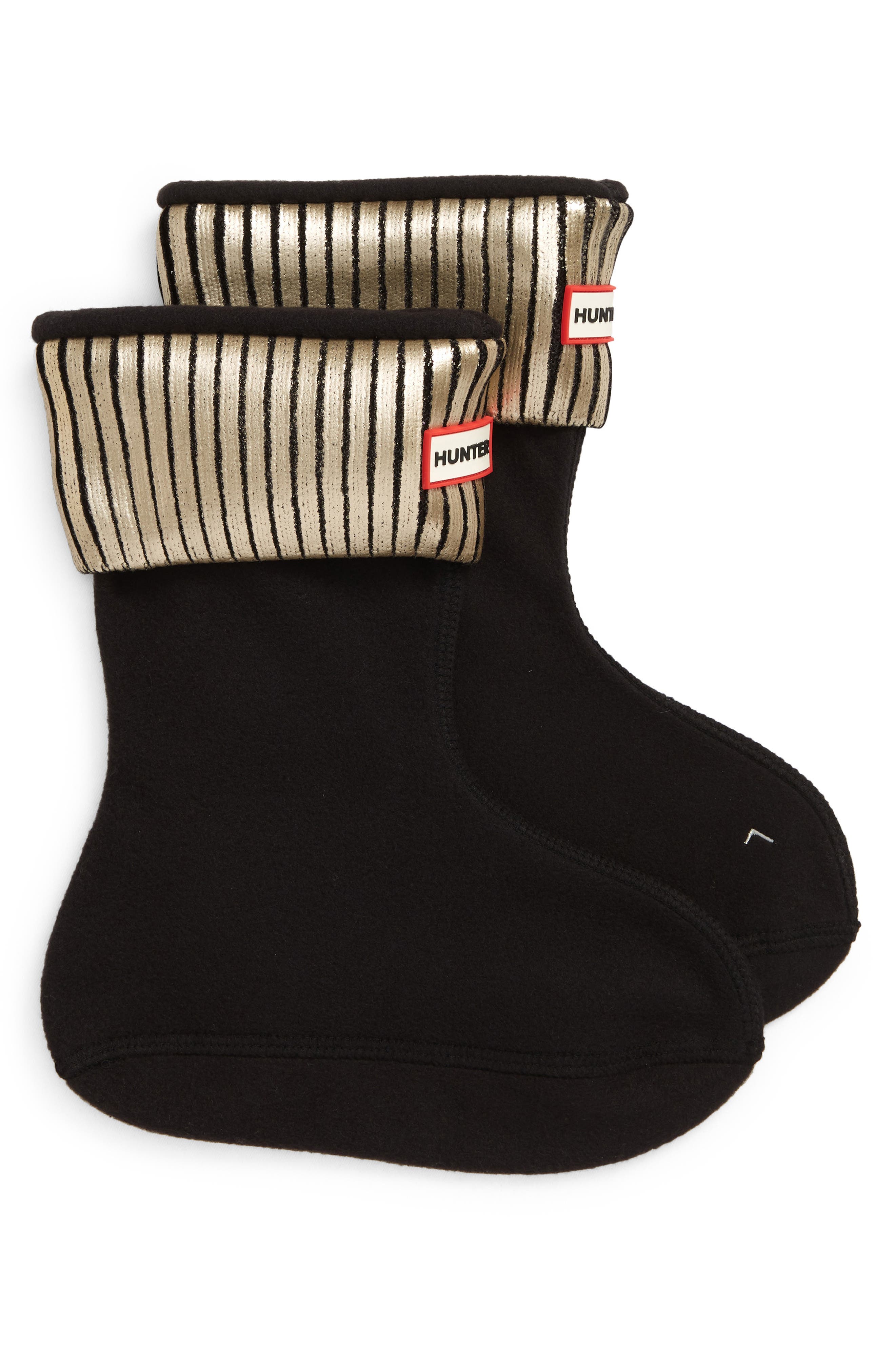 hunter ribbed cuff boot socks