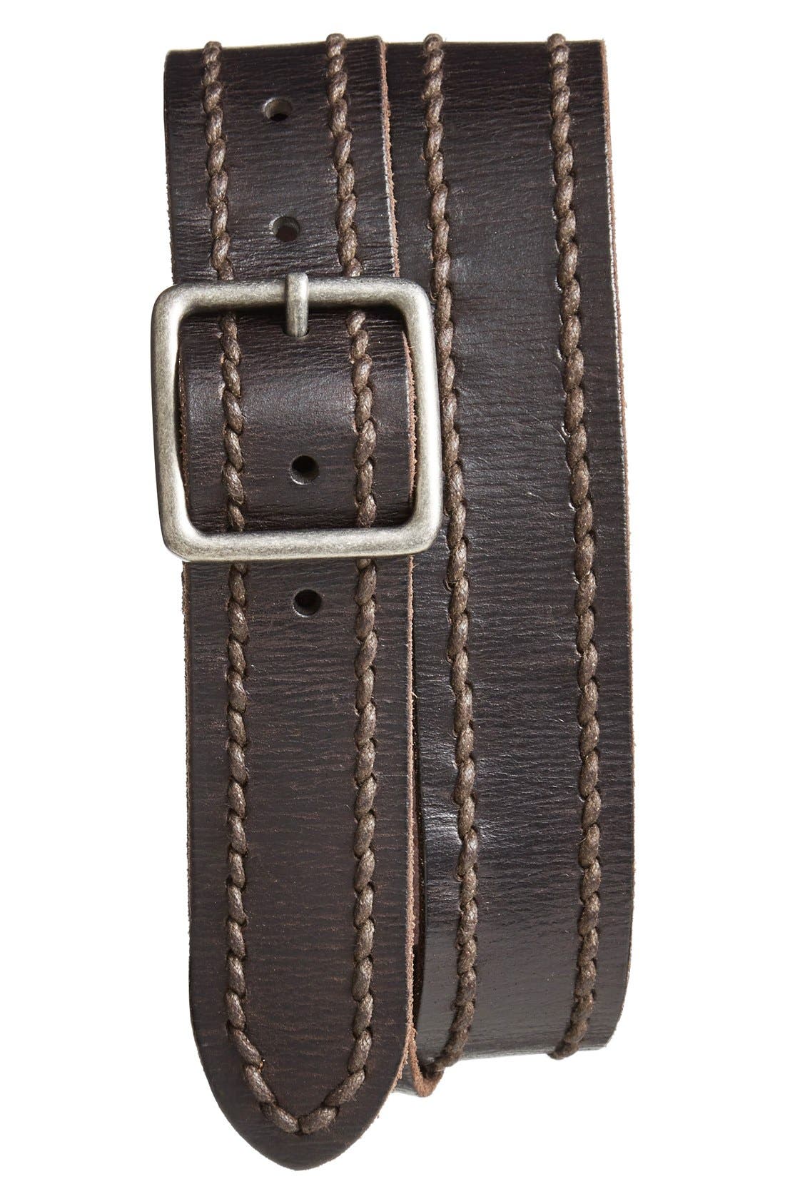 John Varvatos Collection Leather Belt Nordstrom