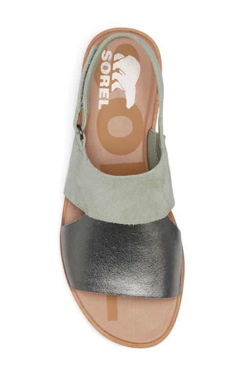 Shop Sorel Ella Ii Slingback Sandal In Safari/bleached Ceramic