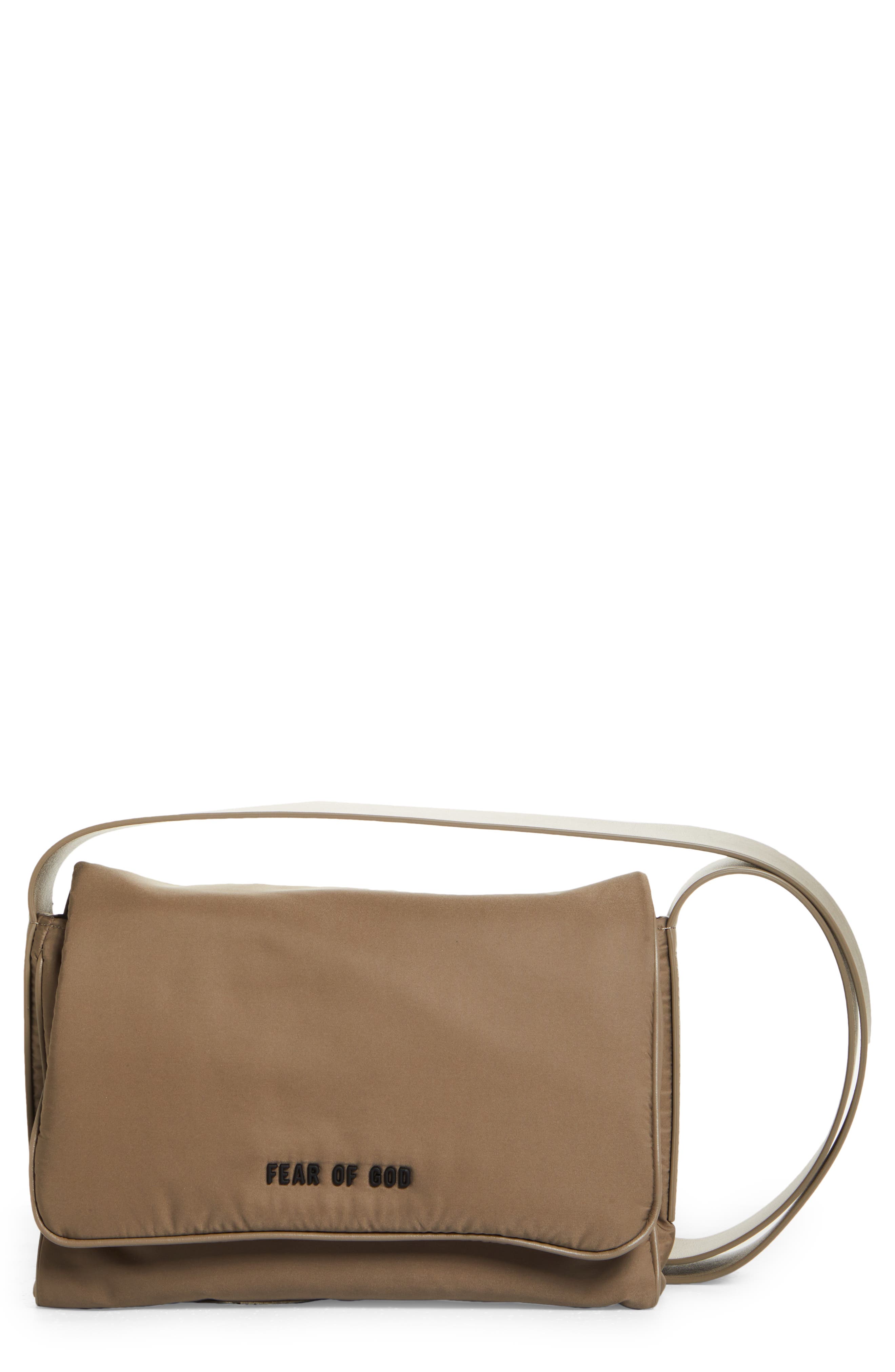 Fear of God Nylon Crossbody Bag in Taupe at Nordstrom
