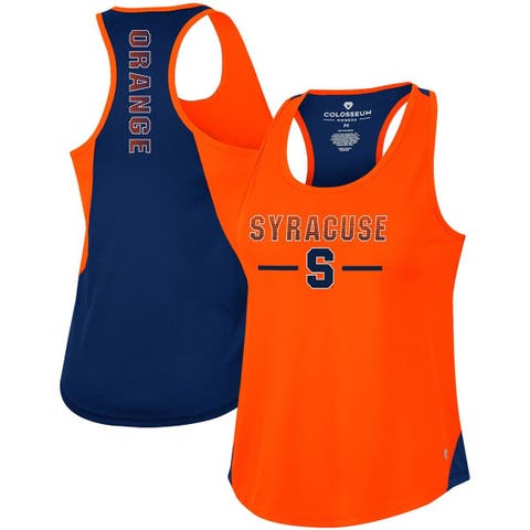 Women's Colosseum Orange Syracuse Orange Sachs 2-Hit Scoop Neck ...