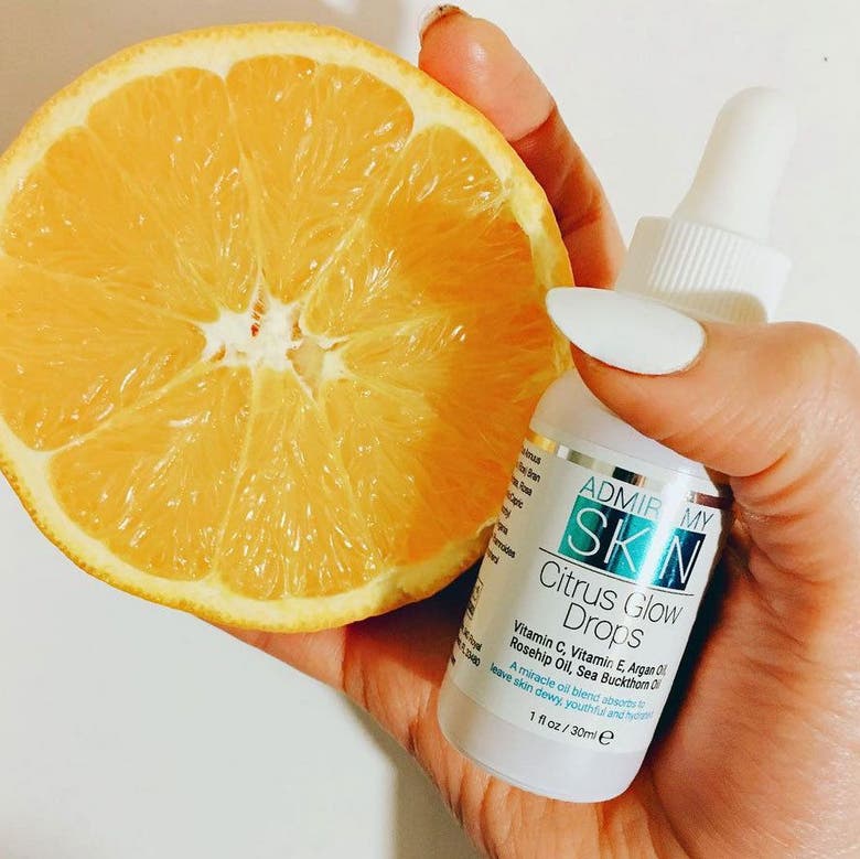 Admire My Skin Citrus Glow Drops Vitamin C Oil In Clear