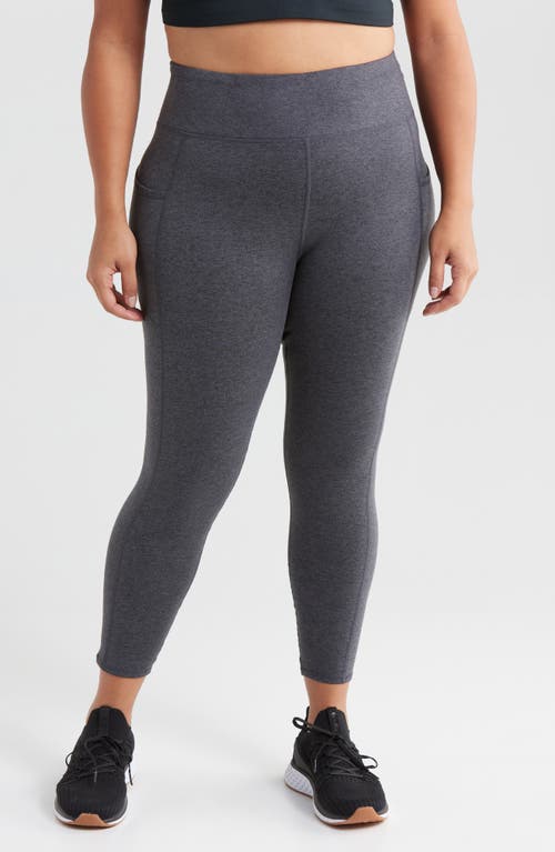Threads 4 Thought Monica High Waist Pocket 7/8 Leggings (Plus)<br /> in Heather Charcoal