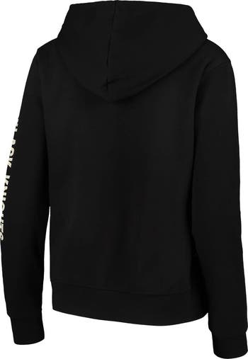 Women's Colosseum Black Army Black Knights Loud and Proud Pullover Hoodie