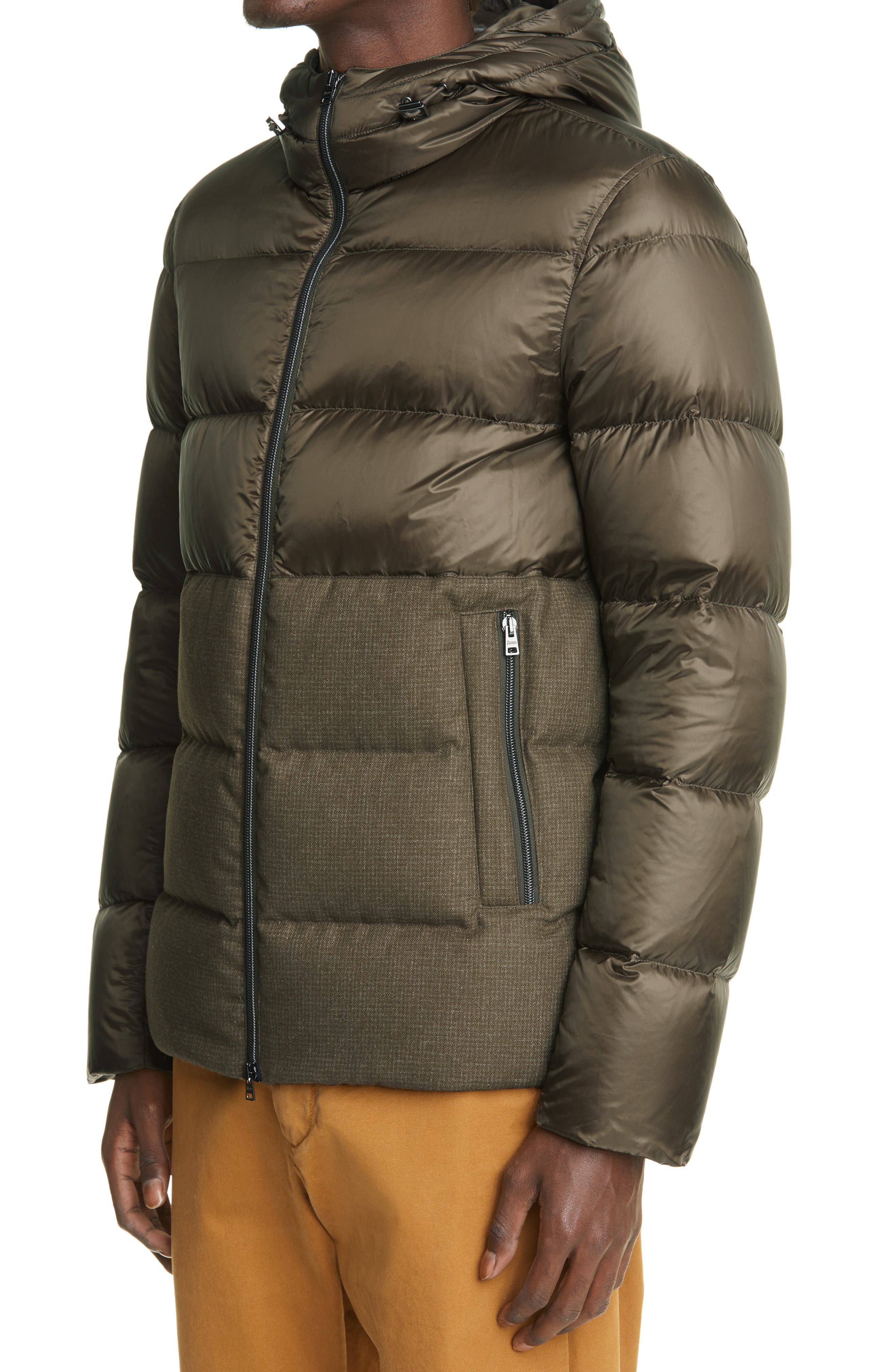 herno mixed media coat