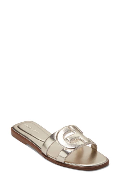 Cole Haan Chrisee Slide Sandal Soft Gold at Nordstrom,