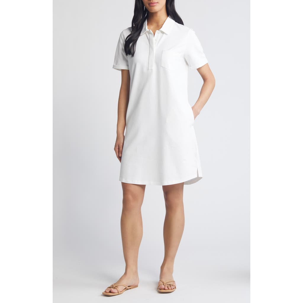 Caslonr Caslon(r) Easy Shirtdress In White