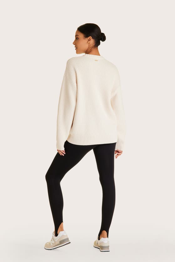 Shop Alala Crest Sweater In Bone