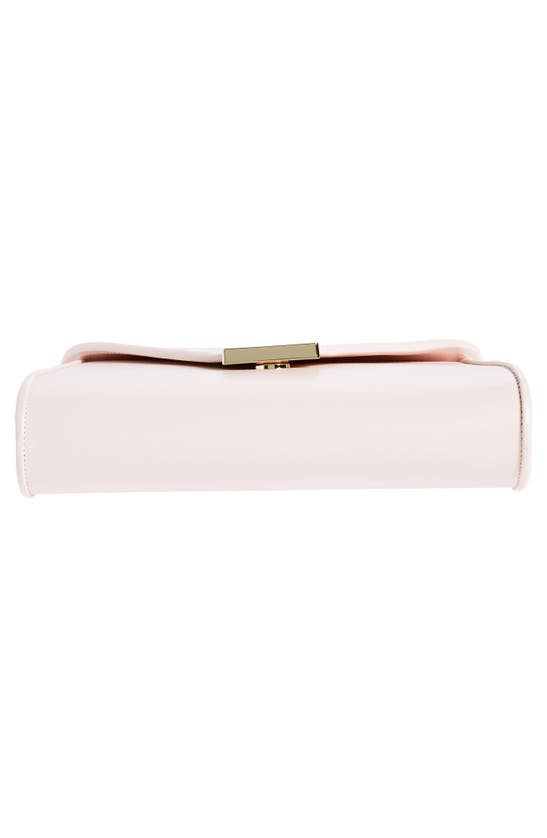 Shop Kate Spade Anna Medium Envelope Leather Convertible Clutch In Light Rosebud