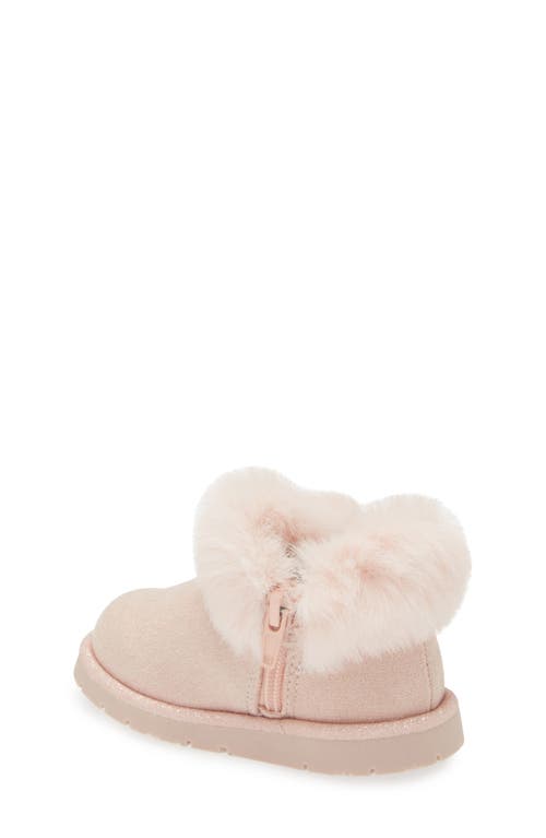 Shop Harper Canyon Kids' Esme Faux Fur Cozy Boot In Pink Light