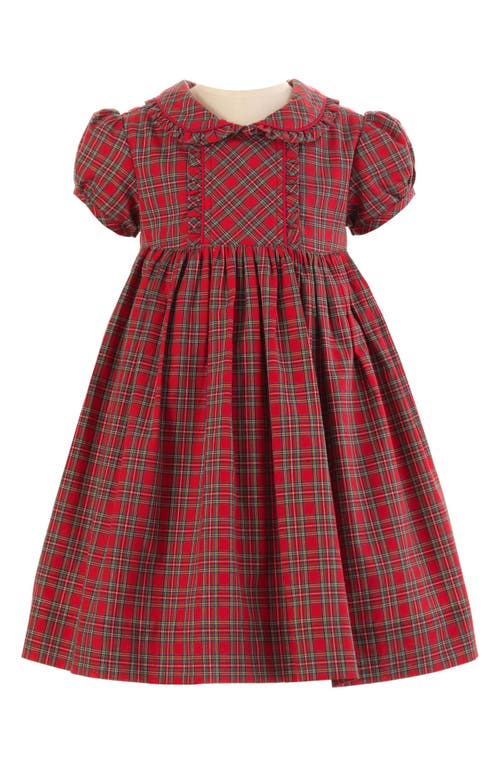 Rachel Riley Tartan Cotton Party Dress & Bloomers in Red at Nordstrom
