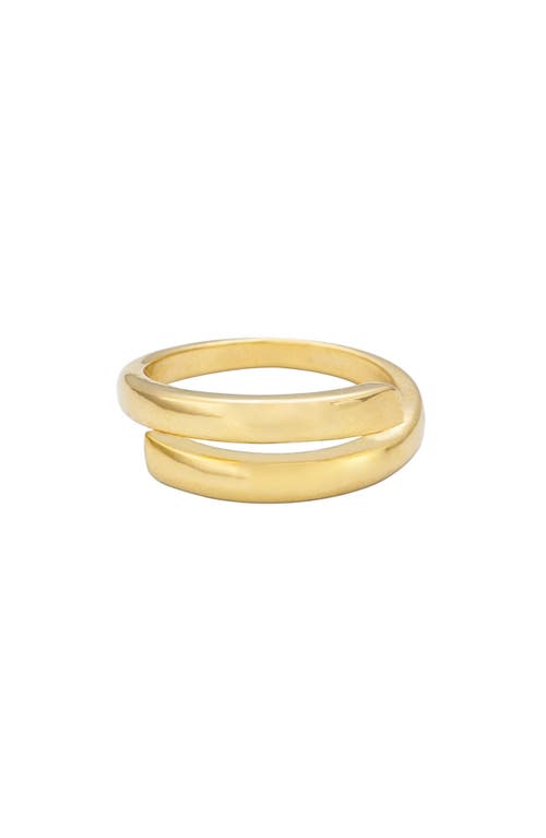Ettika Smooth Wrap Ring in Gold at Nordstrom, Size 7