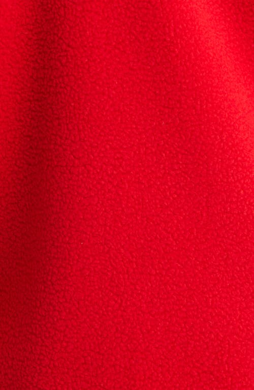 Cutter & Buck Cascade Eco Mens Fleece Jacket In Red/navy Blue