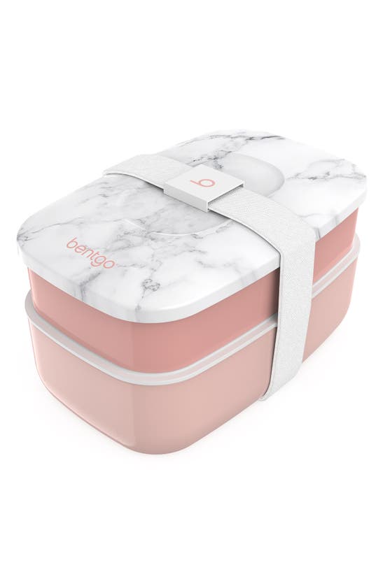 Bentgo All-in-one Lunch Stackable Lunch Box Solution In Blush Marble