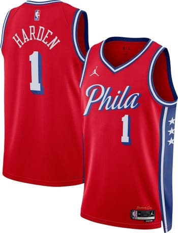 Philadelphia 76ers Jordan Statement Edition Swingman Jersey - Red - James  Harden - Unisex