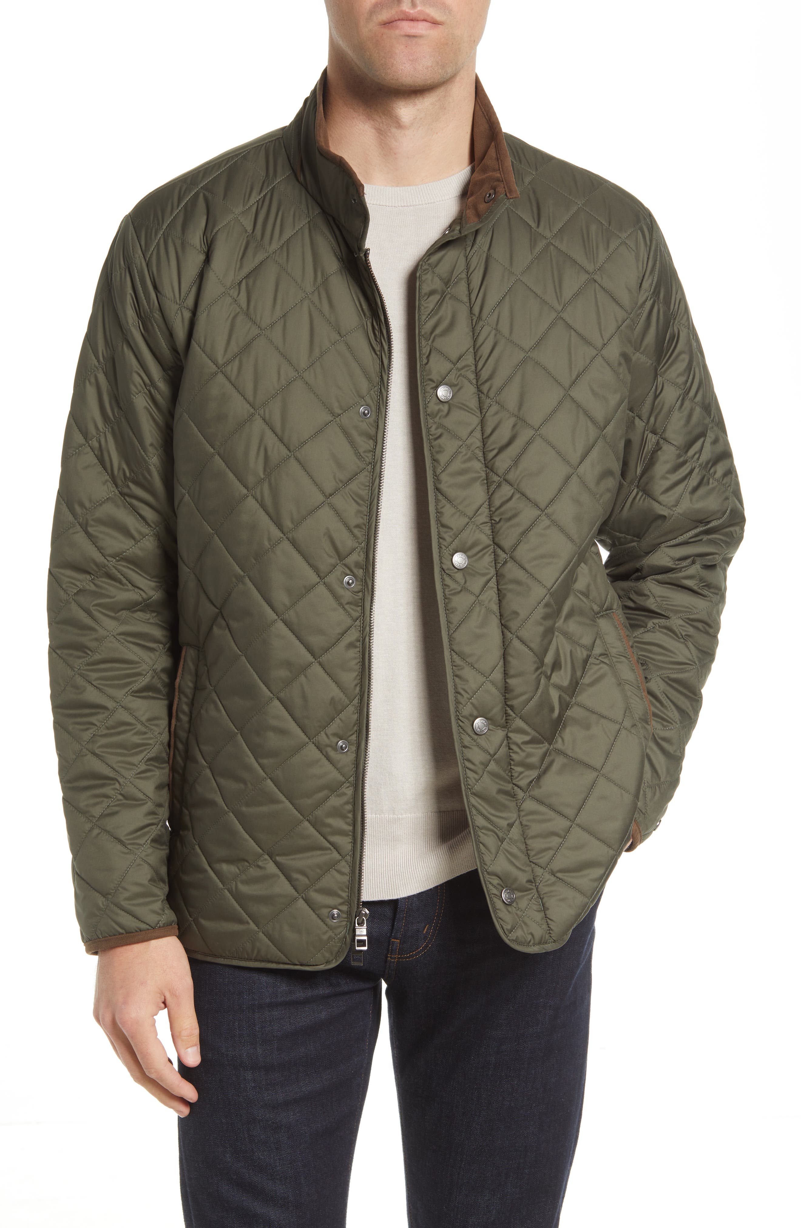 Mens Clothing Coats Short coats for Men Rains Synthetic Coat in Military Green Green 
