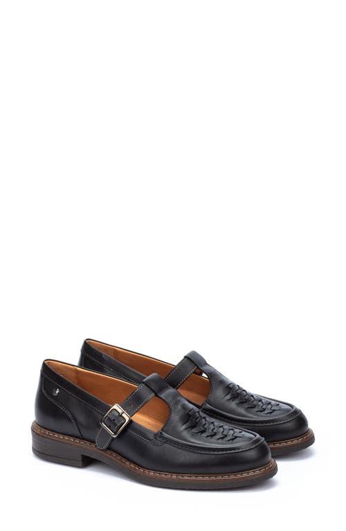 Pikolinos Aldaya Buckle Strap Loafer In Black